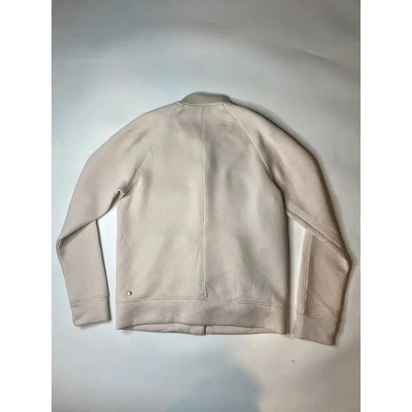 Zella Womens Size Small Light Pink Bomber Jacket Snap Button Up Flaw - Picture 8 of 10